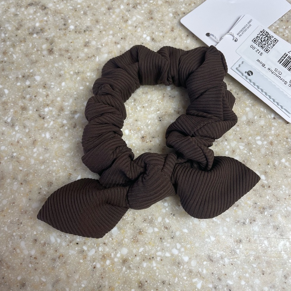 lululemon athletica Chocolate Brown Scrunchie